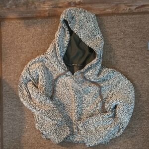 Wild Fable Sherpa Green Hoodie